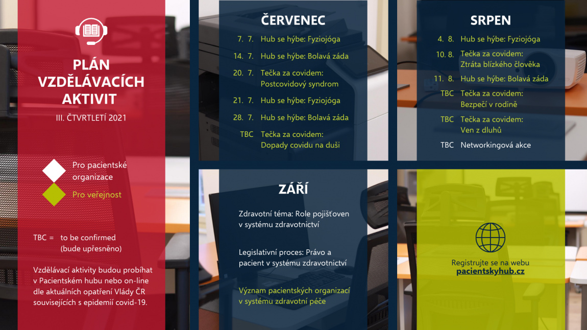 červen/Hub - Plán vzdělávacích aktivit na 3Q APO